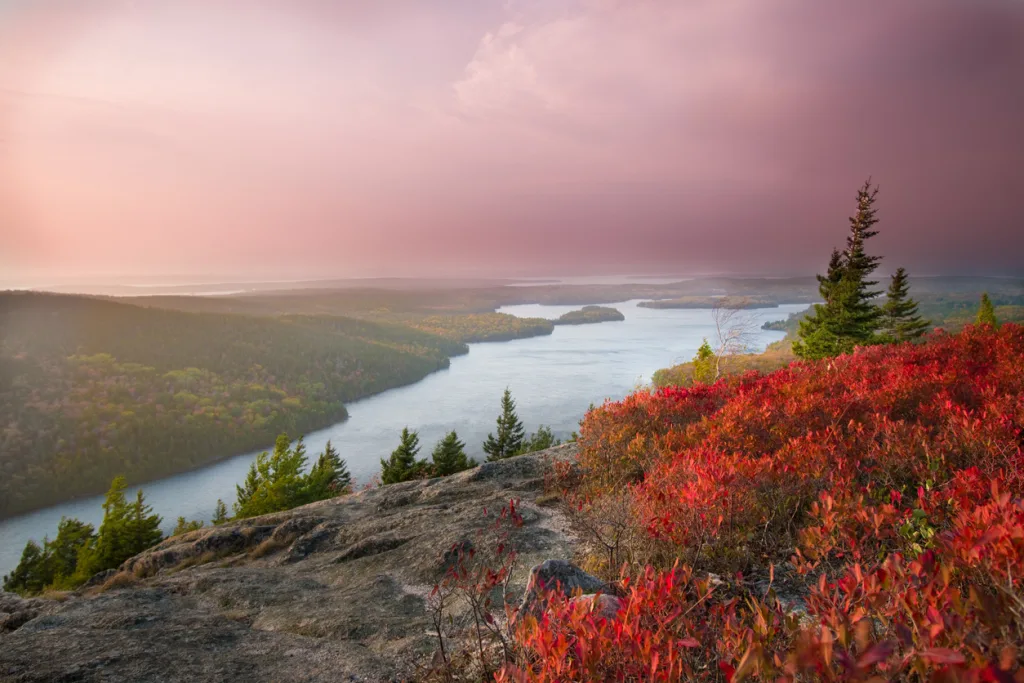 Acadia National Park - Beach Mountain Trail - Autumn
